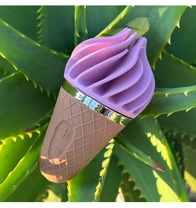 Satisfyer Sweet Treat Spinnator Pink  - Vibrátor na klitoris ve tvaru zmrzliny
