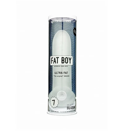 Perfect Fit Fat Boy Original Ultra Fat Clear 7&quot;- nakładka na penisa