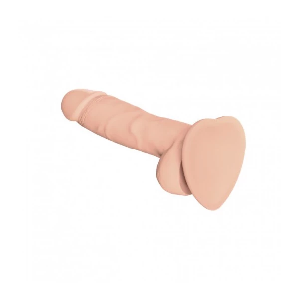 Strap on me Soft Realistic Dildo Vanilla - Dildo do strap on, Cieliste