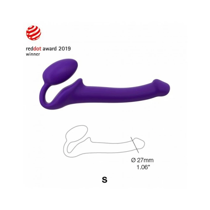 Strap on me Strap on me Silicone bendable strap-on Purple - Dildo strap on, fioletowe