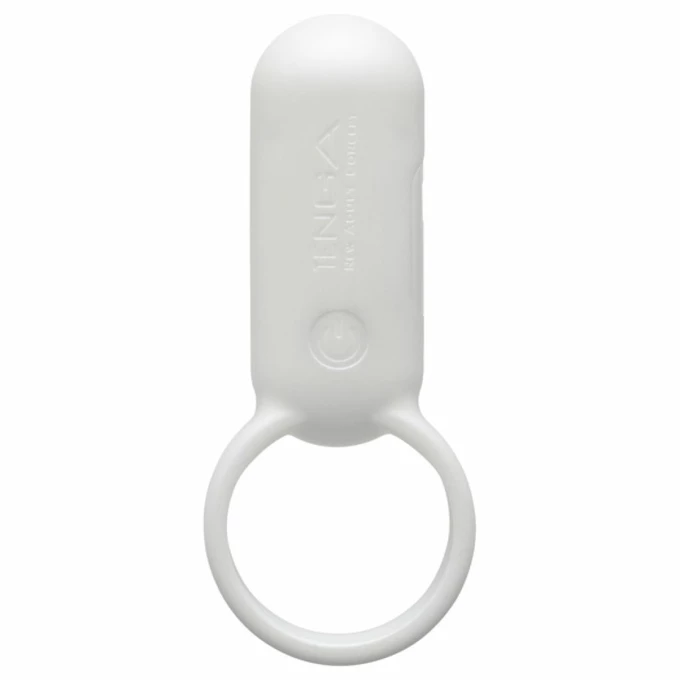 Tenga Smart Vibe Ring Pearl White - Wibrujący pierścień erekcyjny