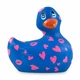 I Rub My Duckie 2.0 Romance, Fioletowy i Różowy - Masážní kachnička
