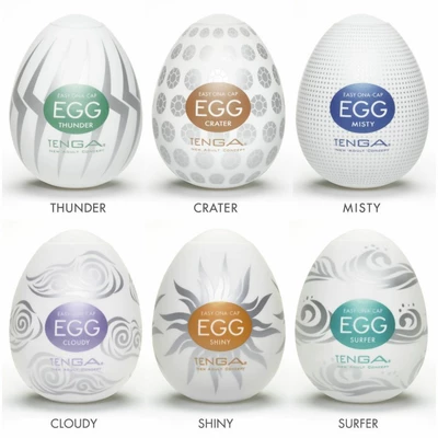 Tenga Egg 6 Styles Pack Serie 2 - masturbator w kształcie jajka (6szt)