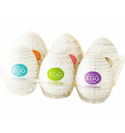 Tenga Egg 6 Styles Pack - Zestaw sześciu masturbatorów