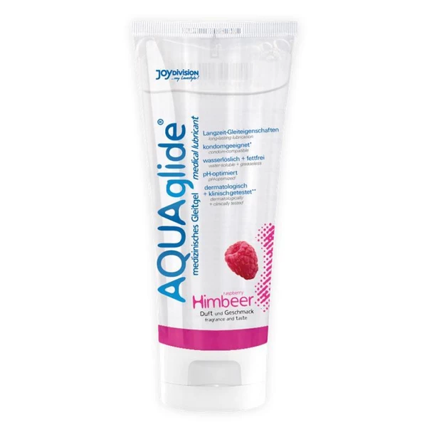 Joydivision AQUAglide Lubricant Raspberry 100 ml - lubrykant smakowy