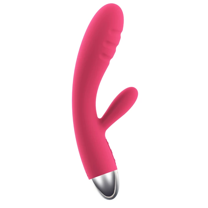 Svakom Barbara Ultra Soft Vibrator Plum Red  - Vibrátor na bod G červený
