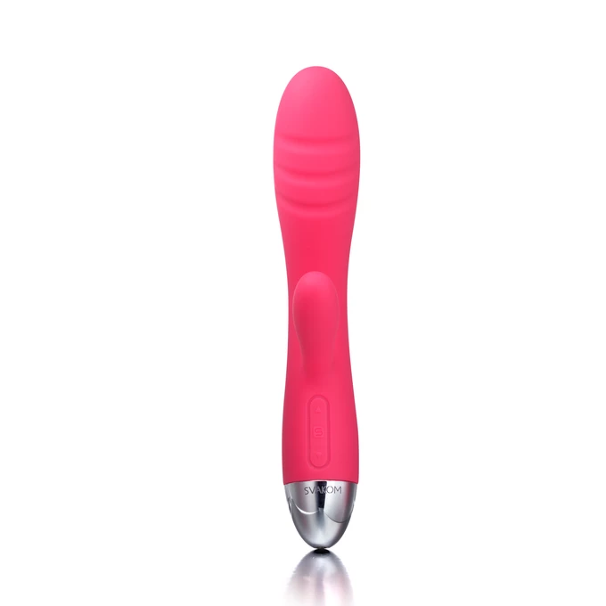 Svakom Barbara Ultra Soft Vibrator Plum Red  - Vibrátor na bod G červený