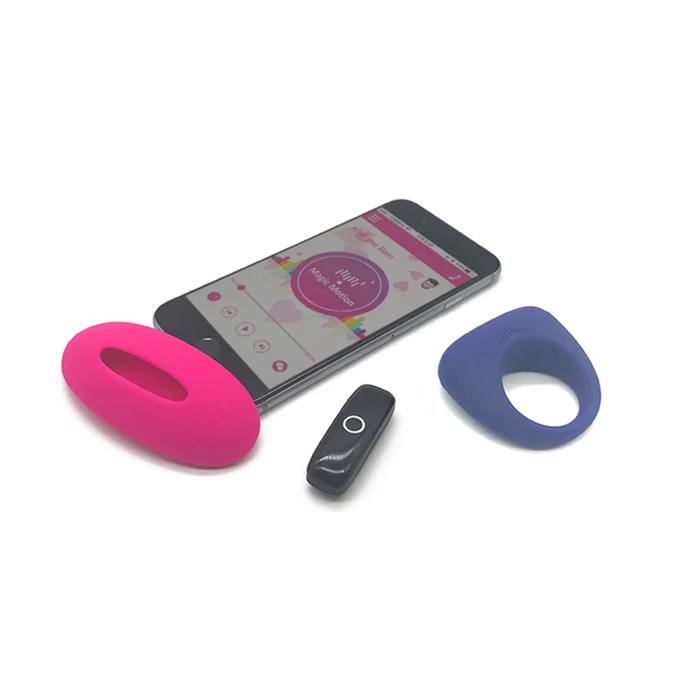 Magic Motion Candy &amp; Dante Kit - Wibrator łechtaczkowy i wibrujący pierścień na penisa