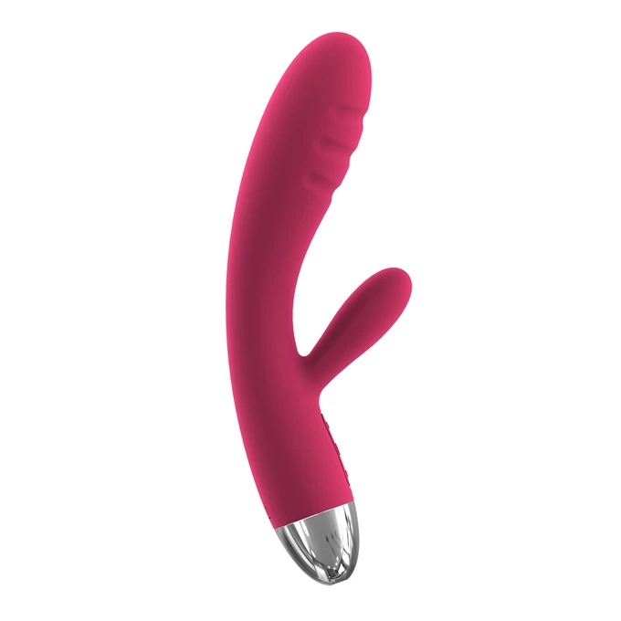Svakom Barbara Ultra Soft Vibrator Plum Red  - Vibrátor na bod G červený