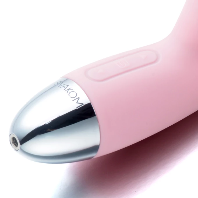 Svakom Barbara Ultra Soft Vibrator Pale Pink  - Vibrátor na bod G růžový