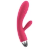 Svakom Barbara Ultra Soft Vibrator Plum Red  - Vibrátor na bod G červený