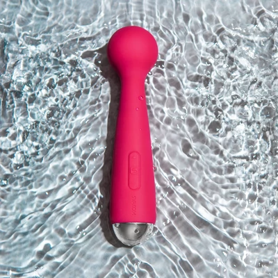 Svakom Emma Mini Wand Massager Plum Red - Wibrator Wand , Czerwony