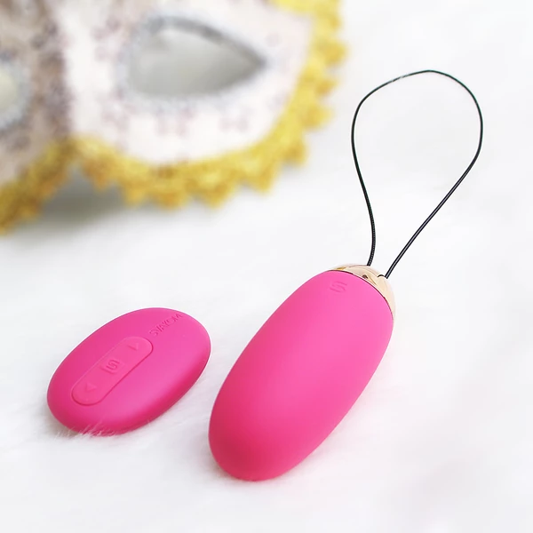 Svakom Elva Vibrating Egg Plum Red  - Vibrátor vajíčko Červený