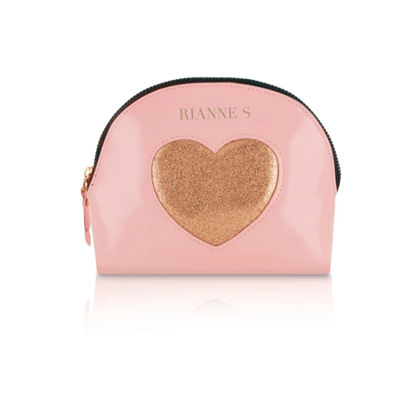 Rianne S Kit dAmour Pink/Gold - Wibrujący pierścień erekcyjny, Różowy ze Złotym