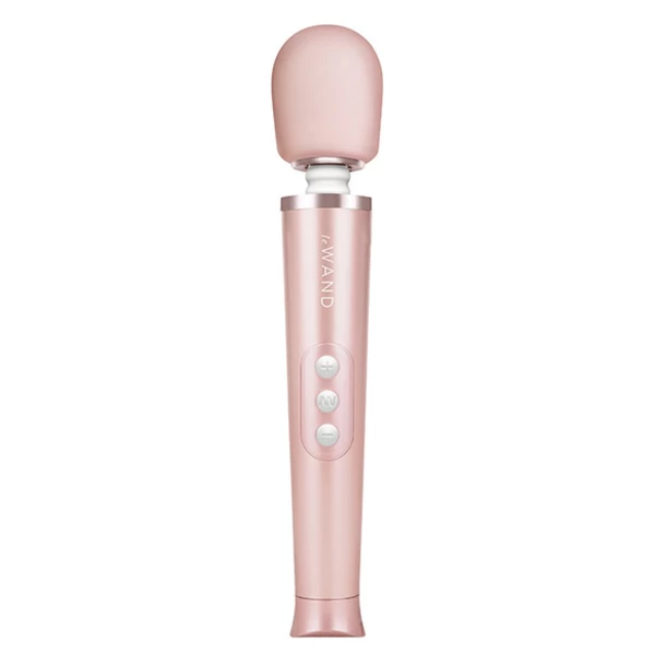 Le Wand Petite Rechargeable Vibrating Massager Rose Gold - Wibrator Wand, różowy