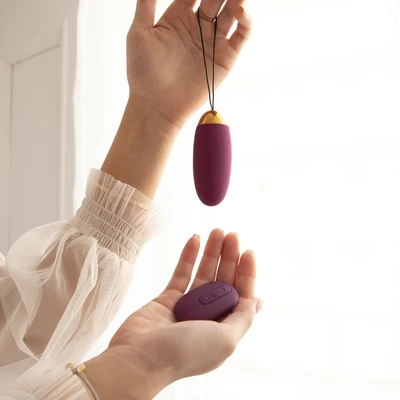 Svakom Elva Vibrating Egg Violet - wibrator jajko, Fioletowy