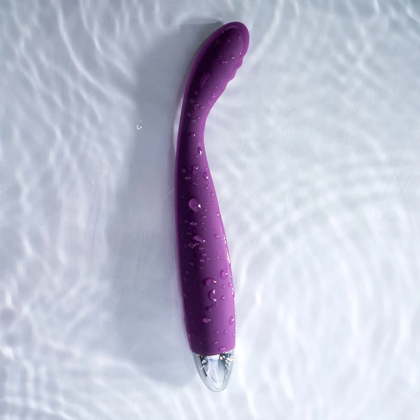 Svakom Cici Flexible Head Vibrator Violet  - Klasický vibrátor s flexibilním nástavcem Fialový