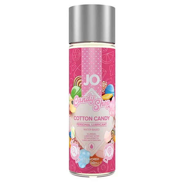 System JO Candy Shop H2O Cotton Candy Lubricant 60 ml - lubrykant na bazie wody o smaku waty cukrowej